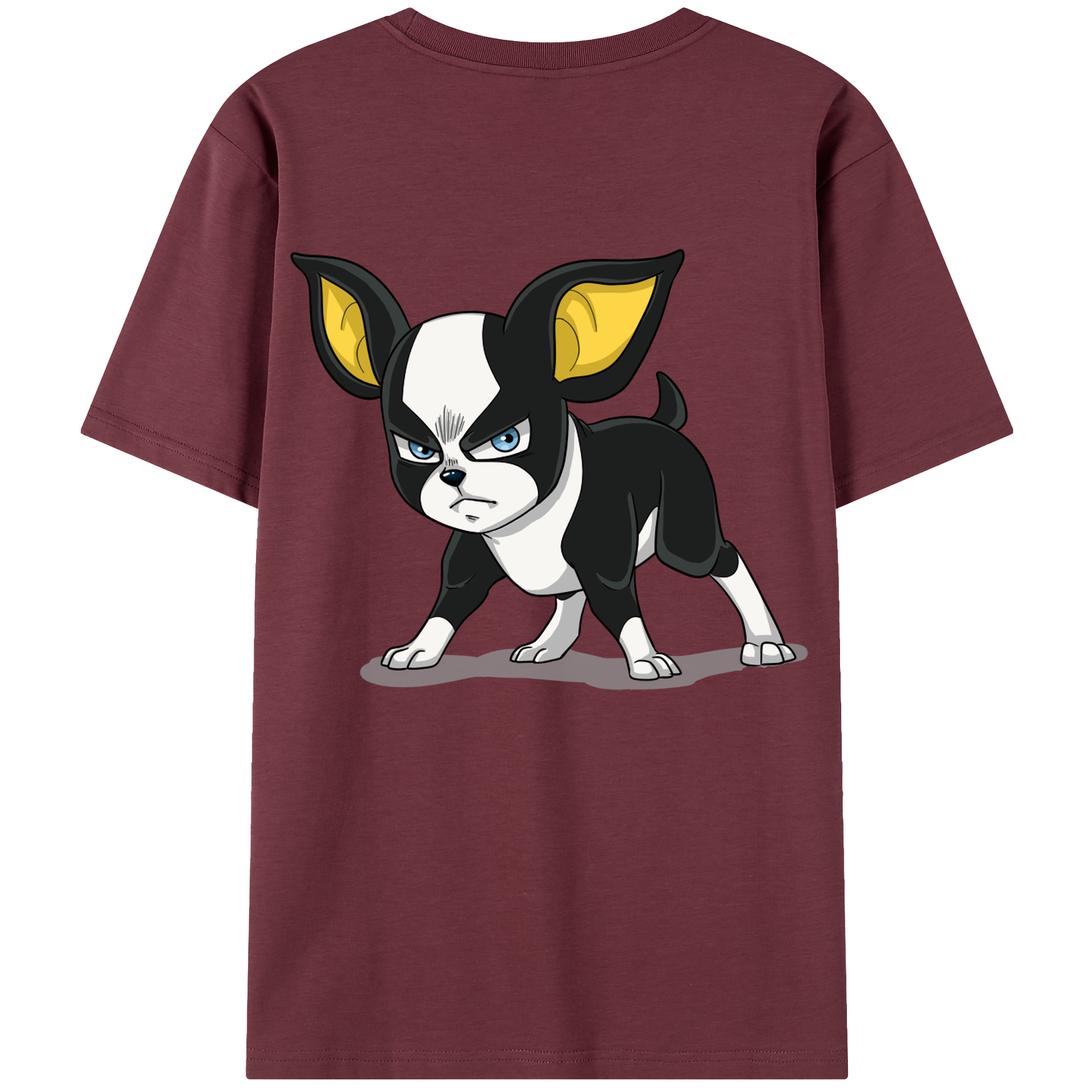 （画像用） ジョジョの奇妙な冒険 イギー JoJo's Bizarre Adventure Iggy 綿100％半袖Tシャツ（背面プリント）